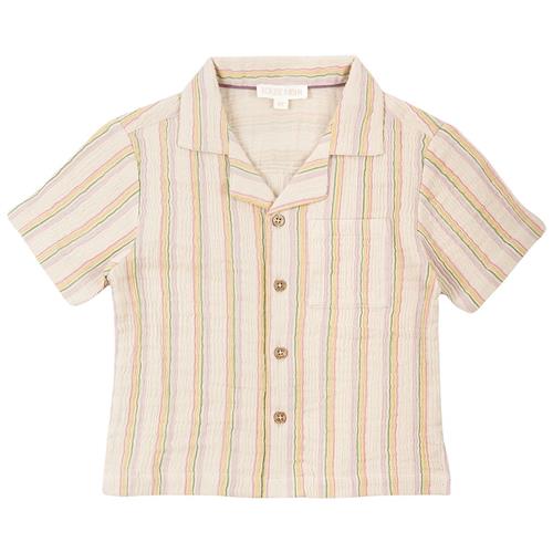 Louise Misha Alov Stribet Skjorte Multi Rainbow Line 12 months  Beige  12 måneder  mand