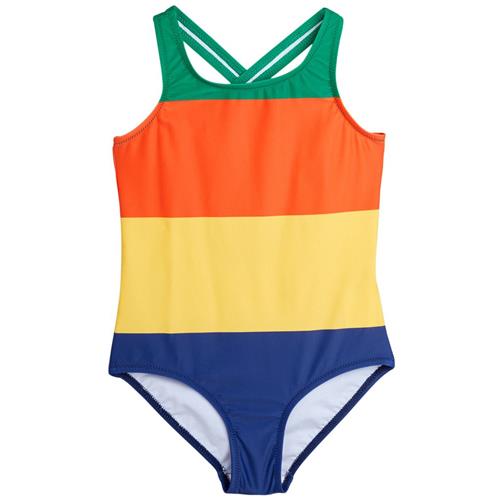 Mini Rodini Stribet Badedragt Multifarvet 92/98 cm  Rød  92/98 cm  kvinde