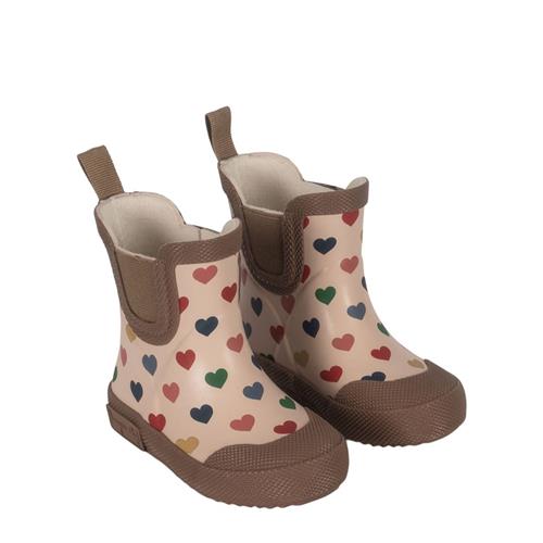 Konges Sløjd Welly Gummistøvler Coeur Coloré 33 EU  Creme  33 EU  kvinde