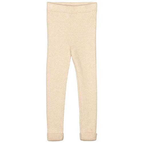 Fliink Vertikale Stribe Leggings Sandshell 9 months  Beige  9 måneder  Unisex