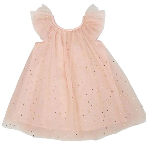 DOLLY by Le Petit Tom Stjerner & Moon Tulle Fairy Dress Ballet Pink 0-1 Y  Lyserød  0-1 år  kvinde