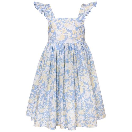 Paade Mode Blomstret Kjole Anemone Blue 6 Y  Blå  6 år  kvinde