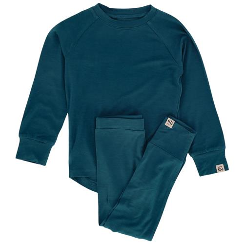 Gullkorn Design Vennen Baselayer Bluegreen 98/104 cm  Blå  98/104 cm  Unisex