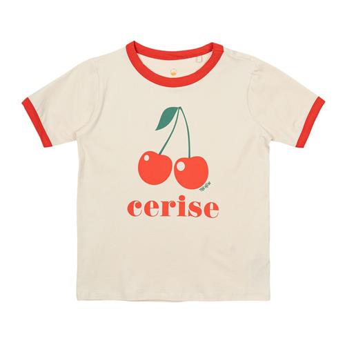 The New GOTS Norini Tee White Swan 5-6 Y  Creme  5-6 år  kvinde