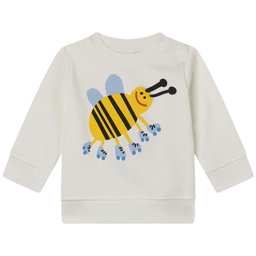Stella McCartney Kids Sweatshirt Med Tryk Naturhvid 6 Months  Hvid  6 måneder  kvinde
