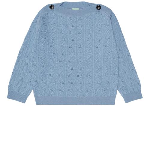 FUB Strikket Trøje Sky 80 cm  Blå  80 cm  Unisex