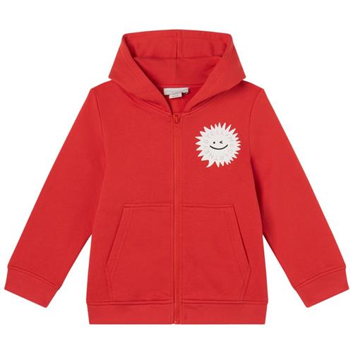 Stella McCartney Kids Hættetrøje Med Tryk Rød 2 Y  Rød  2 år  mand