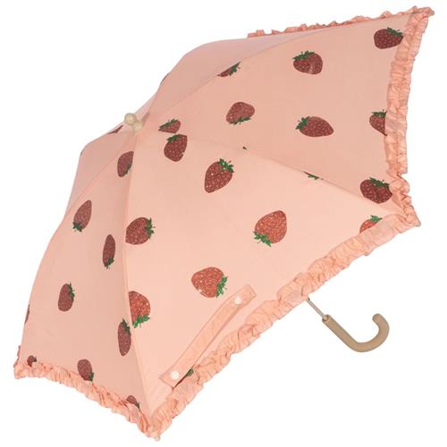 Konges Sløjd Frill Paraply Strawberry Glitter One Size      kvinde