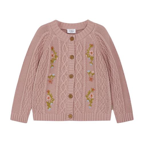 Hust&Claire Camilia Cardigan Dusty Rose 128 cm  Lyserød  128 cm  kvinde