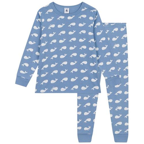 Petit Bateau Mønstret Pyjamas Blå 6 Y  Blå  6 år  mand