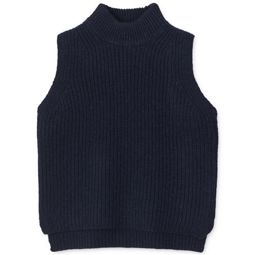 Liewood Glory Strikket Vest Navyblå 122 cm  Marineblå  122 cm  Unisex