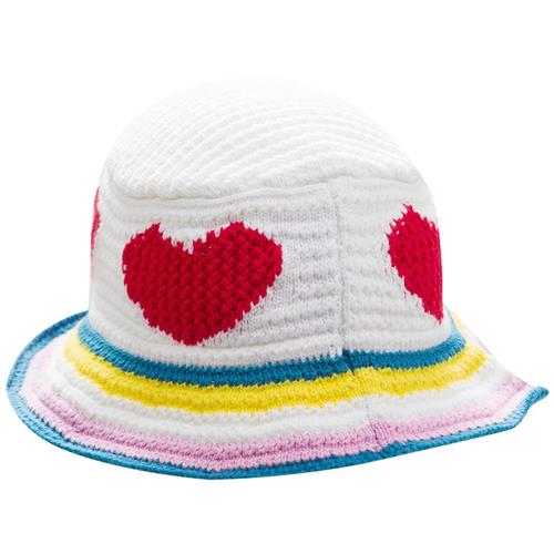 Stella McCartney Kids Strikket Solhat Hvid 2-4 Y  Hvid  2-4 år  kvinde