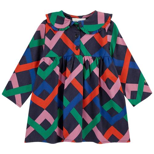 Bobo Choses Multicolor Garland Vævet Kjole Midnight Blue 24 months  Blå  24 måneder  Unisex