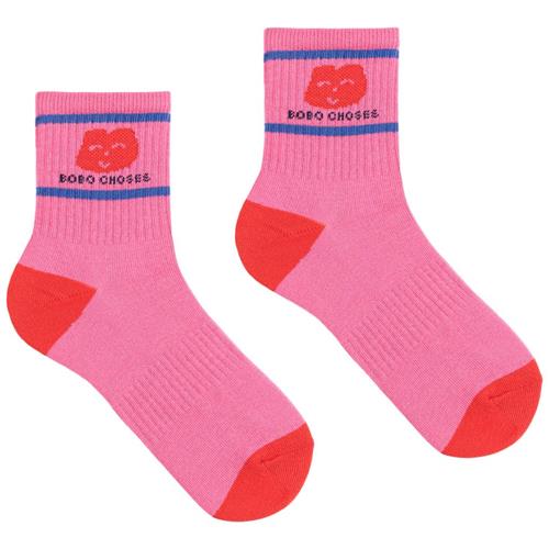 Bobo Choses Joyful Face Korte Sokker Fuchsia 35-37 EU  Lyserød  35-37 EU  kvinde