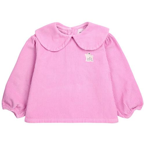 Bobo Choses Funny Ghost Bluse Til Baby I Kraftig Fløjl Lyserød 9 months  Lyserød  9 måneder  kvinde
