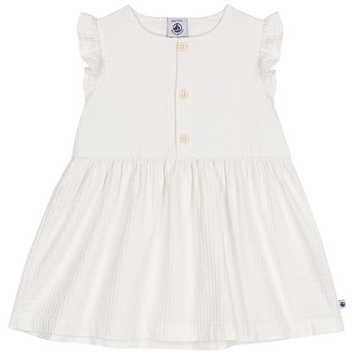 Petit Bateau Kjole Hvid 6 Months  Hvid  6 måneder  kvinde