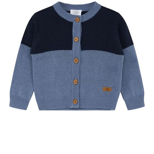 Hust&Claire Charli Cardigan Blue Fog Melange 68 cm  Blå  68 cm  Unisex
