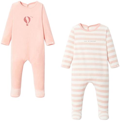 Absorba 2-pak Sparkedragter Lyserøde 12 Months  Lyserød  12 måneder  kvinde