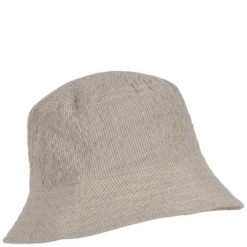 Konges Sløjd GOTS Elliot Bucket Hat Quarry Stripe 12-18 months  Beige  12-18 måneder  mand