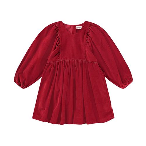 Molo GOTS Caiosi Kjole Velvety 134/140 cm  Rød  134/140 cm  kvinde