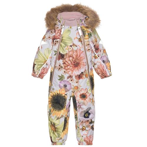 Molo Pyxis Baby Dragtedragt Retro Flowers 86 cm  Lyserød  86 cm  kvinde