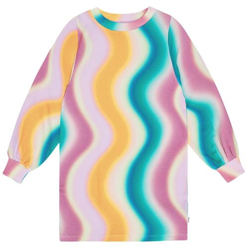 Molo GOTS Corvina Jogge-kjole Spray Waves 122/128 cm  Lyserød  122/128 cm  kvinde