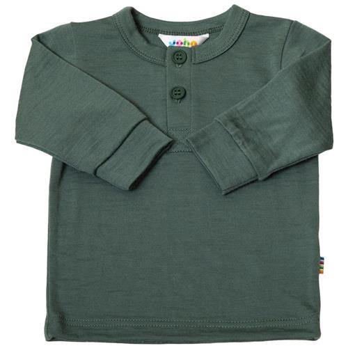 Joha Langærmet Uld-T-shirt Mørkegrøn 80 cm  Grøn  80 cm  Unisex