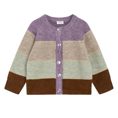 Hust&Claire Charlotte Cardigan Dark Plum 92 cm  Lilla  92 cm  kvinde
