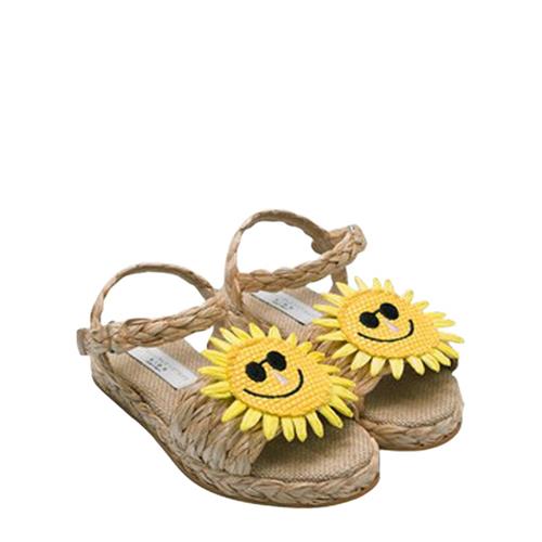 Stella McCartney Kids Sandaler Med Blomster Brun 25 EU  Brun  25 EU  kvinde