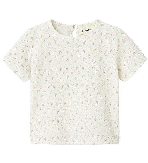Lil' Atelier T-shirt - NbfHailey - Coconut Milk
