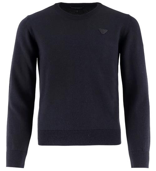 Emporio Armani Bluse - Strik - Uld - Blue Navy