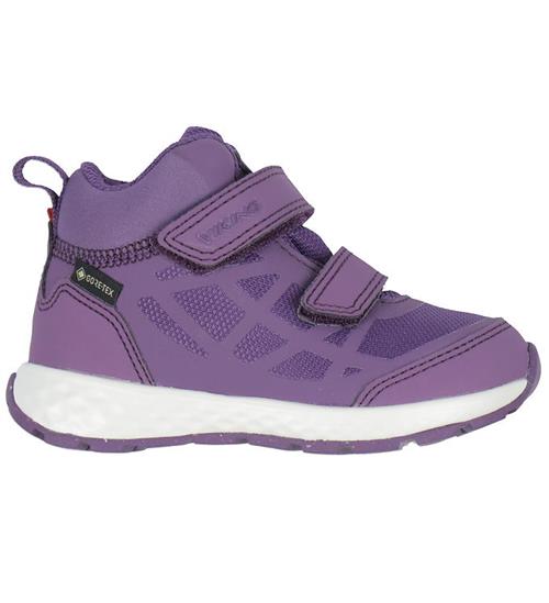 Se Viking Støvler - Veme Reflex Mid GTX 2V - Purple/Eggshell ved KidsWorld