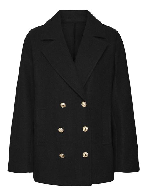 VERO MODA Overgangsfrakke 'Fortune'  guld / sort