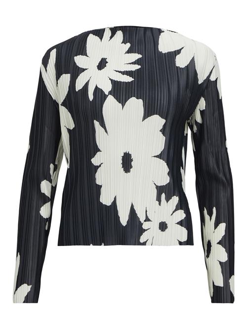 OBJECT Bluse  natblå / hvid