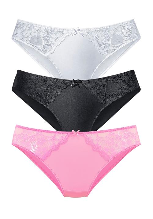 PETITE FLEUR Slip  pink / sort / hvid