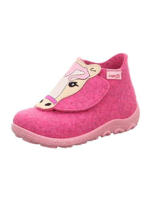 SUPERFIT Sko til de første spæde skridt 'HAPPY OCTI'  beige / lys pink / sort