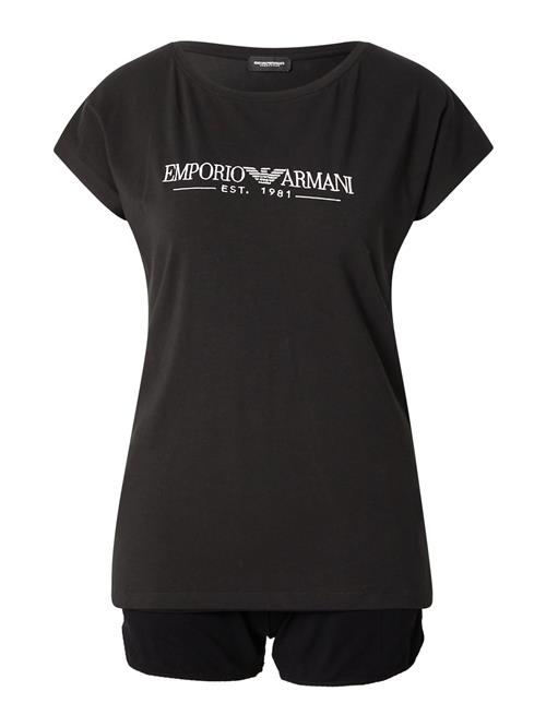 Emporio Armani Shorty  sort / hvid