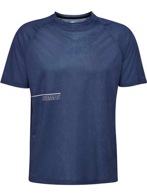 Hummel Funktionsbluse 'Court'  mørkeblå / hvid
