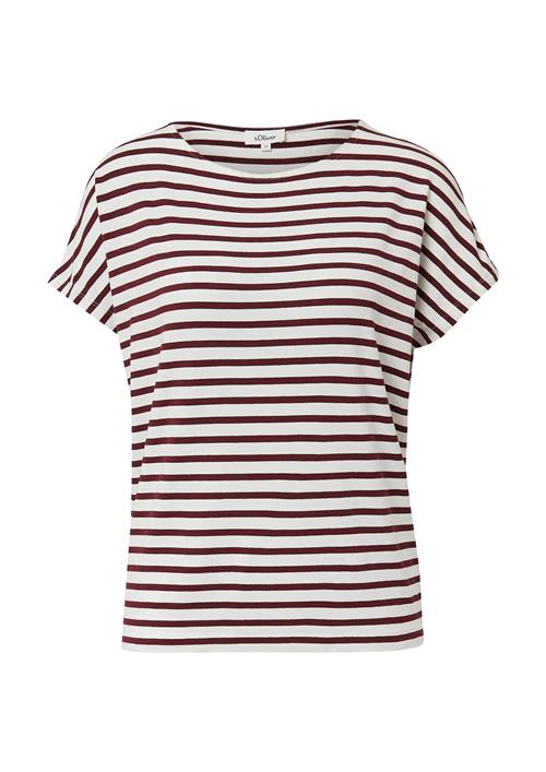 s.Oliver Shirts  bordeaux / hvid