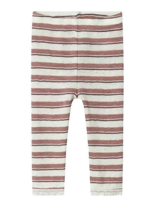 NAME IT Leggings 'NBFWang'  lysegrå / gammelrosa