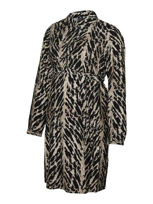 Vero Moda Maternity Blusekjole  beige / kit / sort