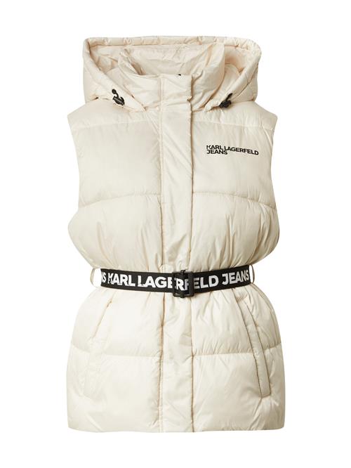 KARL LAGERFELD JEANS Vest  creme / sort / hvid