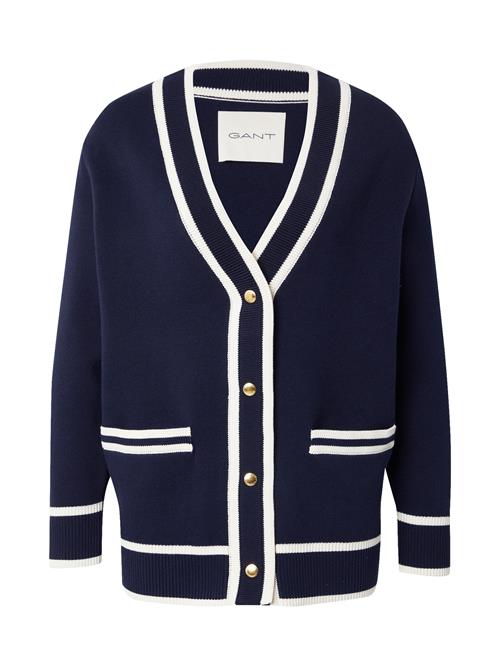 GANT Cardigan  marin / hvid