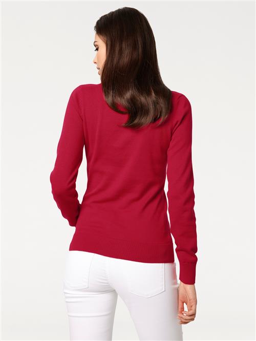 heine Pullover  rubinrød