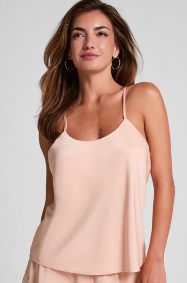 Hunkemöller Cami top Satin Ayla pink