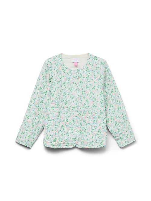 Vero Moda Girl Overgangsjakke 'VMIRIS'  cyanblå / grøn / pink / hvid
