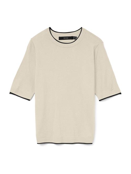 VERO MODA Pullover 'VMBREEZE'  chamois / sort