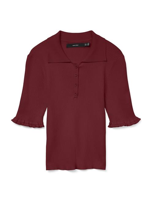VERO MODA Pullover 'VMWONDER'  vinrød