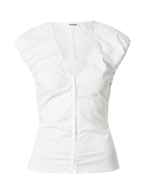 WEEKDAY Bluse 'Lise'  hvid