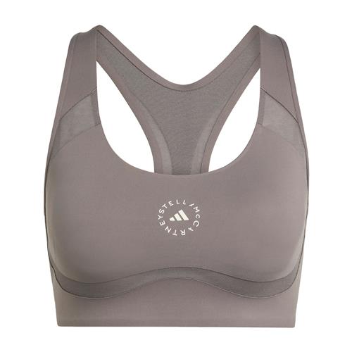 Se ADIDAS BY STELLA MCCARTNEY Sports-BH 'adidas By Stella McCartney Power Impact Training Bra Medium'  choko / hvid ved About You